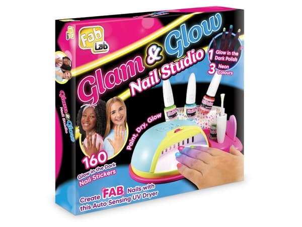 Fab lab Glow in the dark Deluxe Nail studio