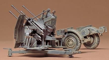 Tamiya Modellbygge Geman 20 mm Flakvierling 38 Skala 1:35