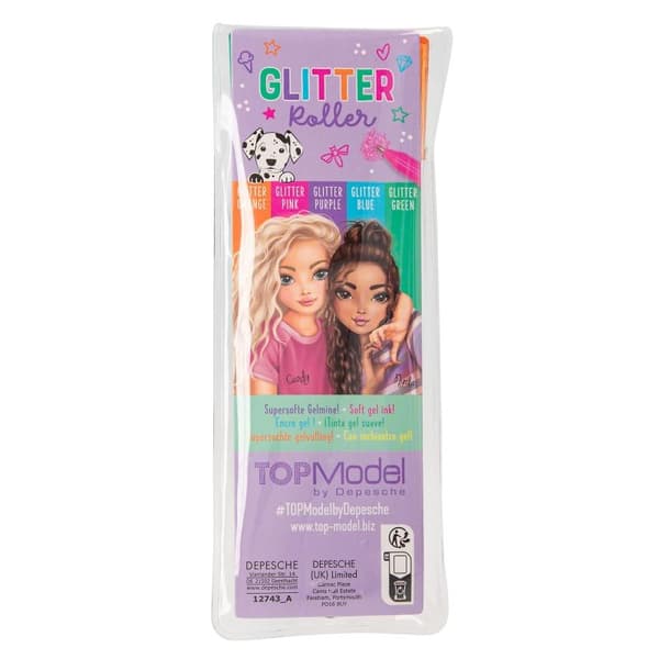 TOPModel Glittergelpennor 5-Pack