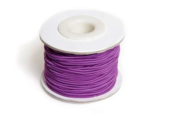 Pearl n Fun Elastisk Tråd Lila 1,2mm x25 m