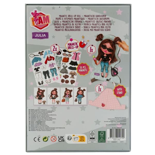 I am Magnetic Dress up Doll - Tinka