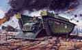 Miniatyrbild 2 av 2: Airfix Modellfordon A02302V Buffalo Amphibian LVT & Jeep