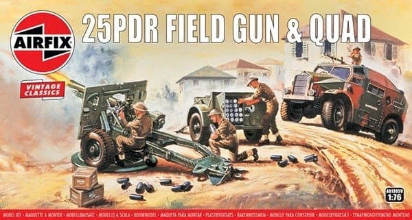 Airfix Modellbygge A01305V 25pdr  Field Gun