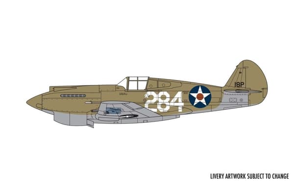 Airfix Modellflyg A01003B Curtiss P-40B Warhawk 1:72