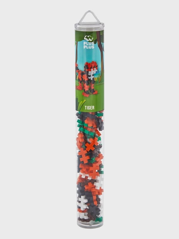 Plus-Plus Tube Tiger, 100 pcs
