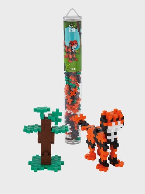 Plus-Plus Tube Tiger, 100 pcs