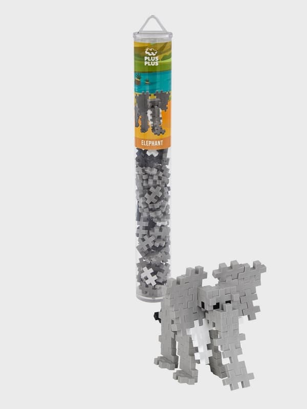 Plus-Plus Tube Elephant, 100 pcs