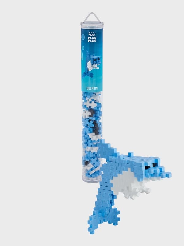 Plus-Plus Tube Dolphin, 100 pcs
