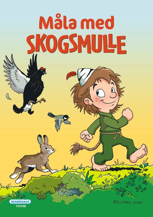 Målarbok Måla Med Skogsmulle - Kärnan