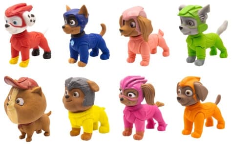 Paw Patrol The Mighty Movie 3D Pussel Suddgummi