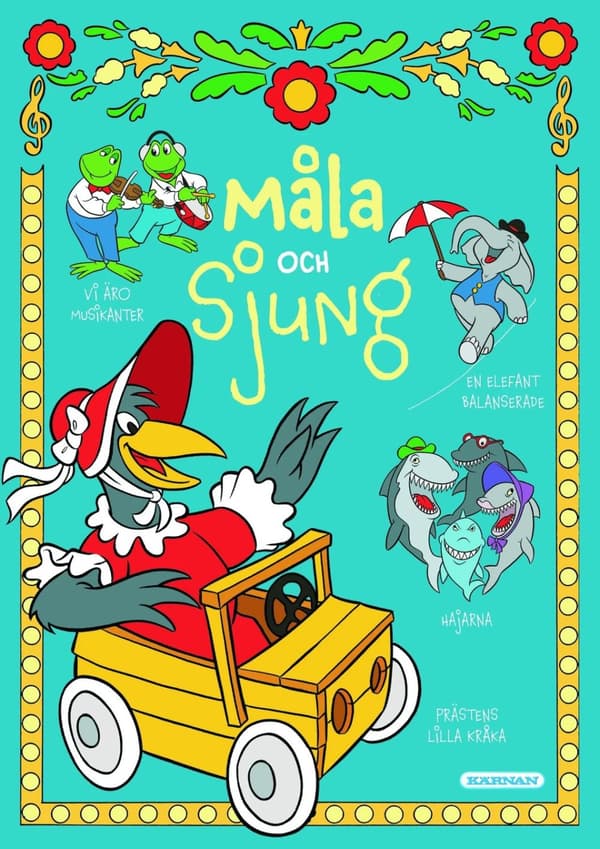 Målarbok Måla & Sjung