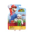 Miniatyrbild 1 av 2: Super Mario Figur 10cm W41 Luigi with Fire Accessory