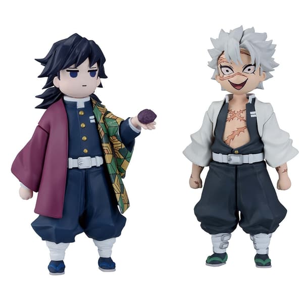 Demon Slayer Kimetsu no Yaiba Giyu Tomioka & Sanemi Shinazugawa Ichibansho figures 7cm