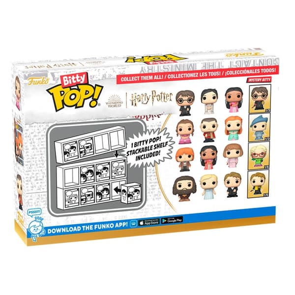 Blister 4 figures Bitty POP Harry Potter Hagrid