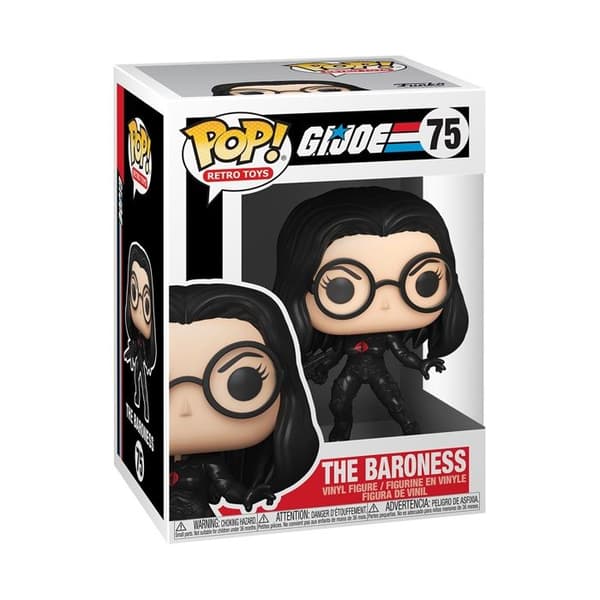 POP G.I. Joe The Baroness Figure - Svart - POP