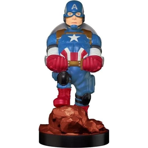Captain America Figurine - Stativ och laddare för handkontroll och smartphone - Utsökt spel