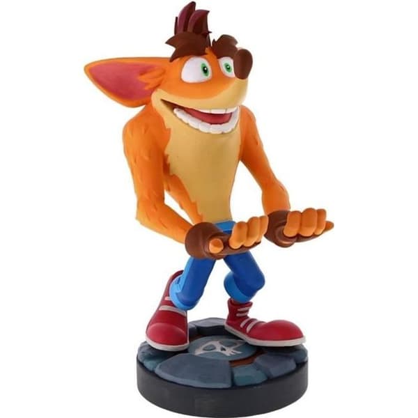 Crash Bandicoot Quantum Figurine - Support &amp; Laddare för Controller och Smartphone - Utsökt spel Multifärg