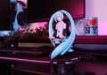 Miniatyrbild 3 av 6: Cable Guy Figure - Utsökt spel - Hatsune Miku - 20 cm - Blandat - Idealisk för kontroller och telefoner
