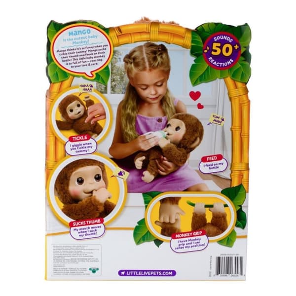 Little Live Pets My Baby Monkey + lyd