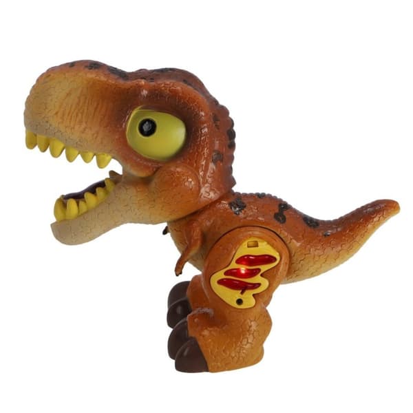 Dinobase Dino + Ljus och Ljud Brun
