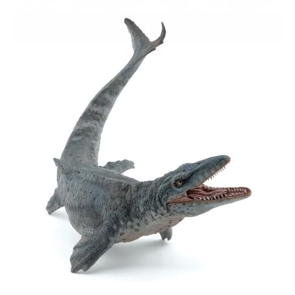 Figurin-Dinosaurie - PAPO - Mosasaurie - Ledkäke - Handmålad