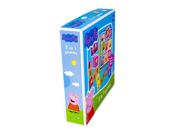 3-in-1 (Lotto,Domino,Memo) Peppa Pig