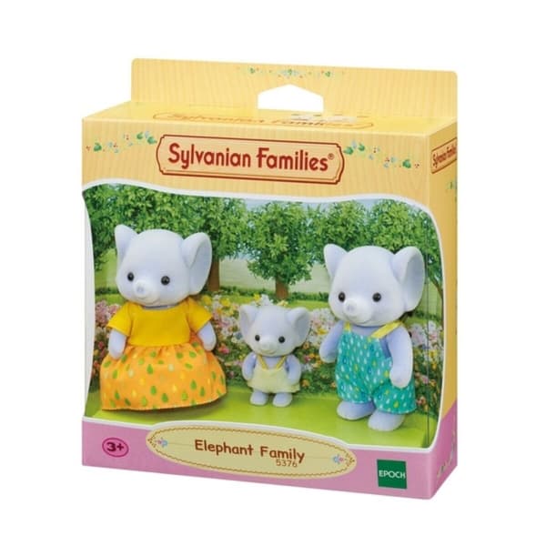 Sæt med dukker Sylvanian Families 5376 The Elephant Family 1 Dele