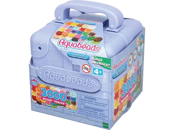Aquabeads Mega suppleringssett med perler i koffert