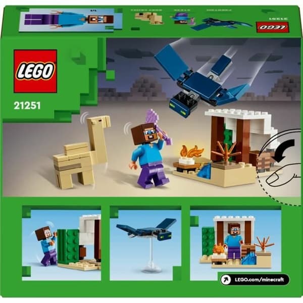 Konstruktionsspil Lego 21251 Minecraft : Steve´s Desert Expedition Multifarvet
