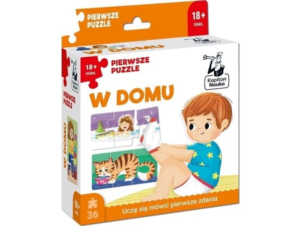 Kapteeni Tiede ensimmäinen palapelit kotona