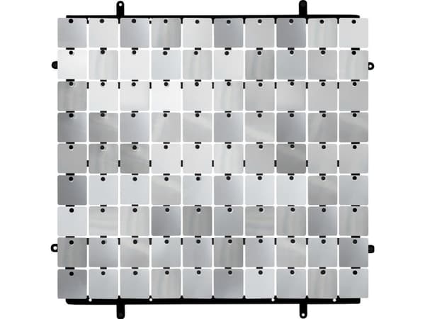 GoDan Dekorativ panel silver sort bakgrund typ B 30x30cm