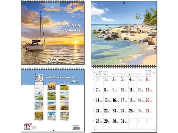 Kalender 2025 30x60 13 board Pol. landskap