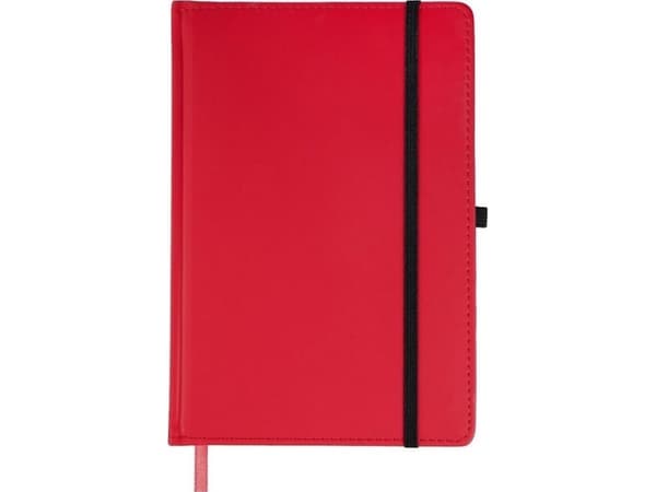 Notes A5 kratka czerwony EASY