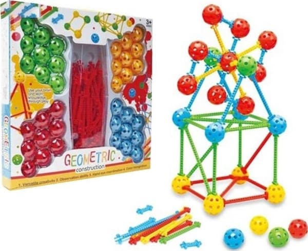 Geometrisk konstruksjonspuslespill 88 stk