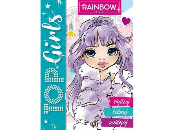 Rainbow High. Top Girls. Stylizuj, koloruj...