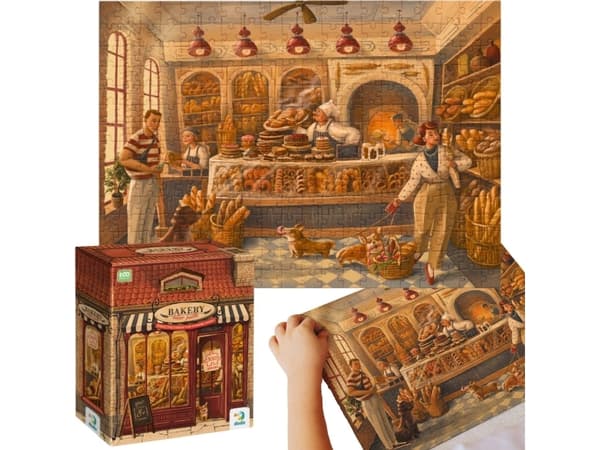 Dodo Puzzle "Bakery" 300 bitar Jigsaw Puzzle för barn och vuxna