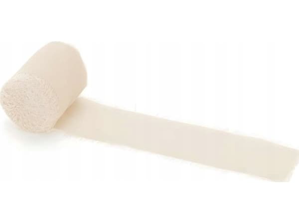 Party Deco Sifonki nauha vaalea beige 40mm/5m 3kpl 3kpl