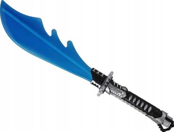 LeanToys glødende machete for barn Batteridrevet blått kampvåpen