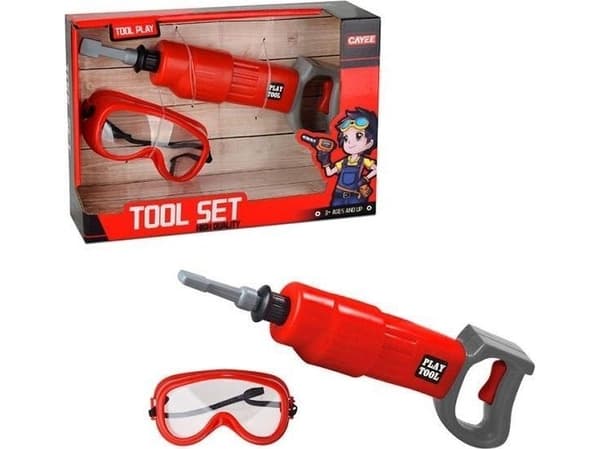 Pneumatic hammer with goggles