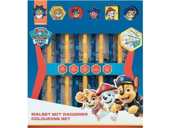 Undercover-fargebok med klistremerker, 29 stk. Hund