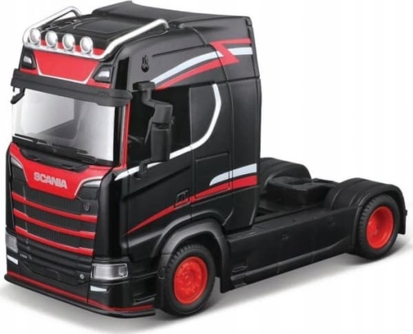 Bburago BBU 1:43 Haulers Custom Cabs Scania black 32207