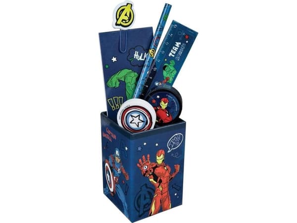 Avengers skolmaterial container 7el