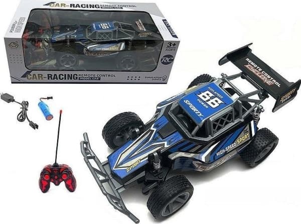 R/C 5-toiminen kilpa-auto 1:16
