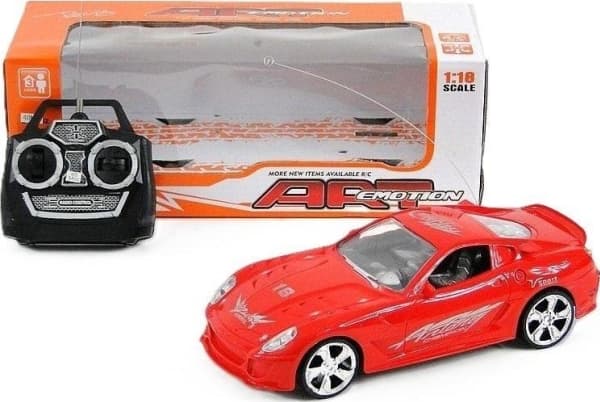 R/C sportsbil 4 funksjoner 1:18
