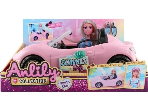 Auto Cabriolet różowy