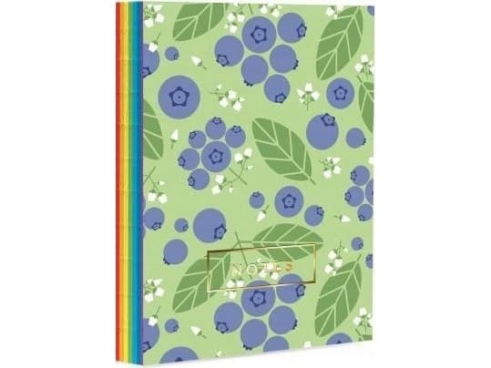 Notes. flavors of summer. blueberries