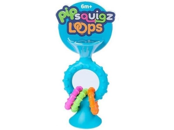 Fargerike ballonger Bobo Rattle Blå sugekopp