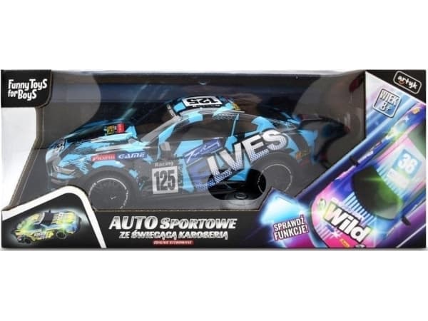 Sportsbil stearinlys body ToysForBoys 143168