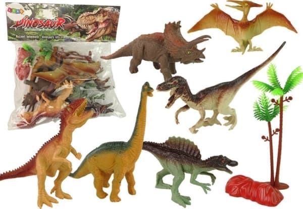 LeanToys Dinosaurier Tillbehör 8 El.