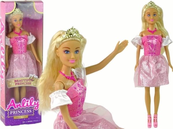 LeanToys Anlily Princess Pink Queen Docka